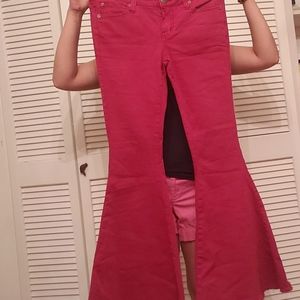 Red bell bottom